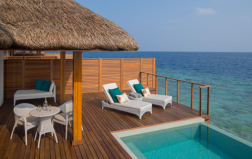 Dusit Thani Maldives プール付き水上ヴィラ(Water Villa with Pool)