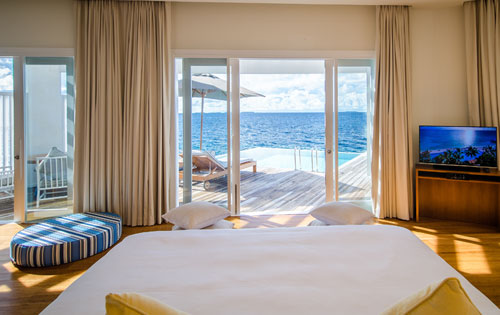 Amilla Maldives Resort and Residences プール付きリーフ水上ヴィラ(Reef Water Pool Villa)