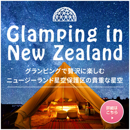 グランピング（バブルテント）で楽しむ ニュージーランド テカポ